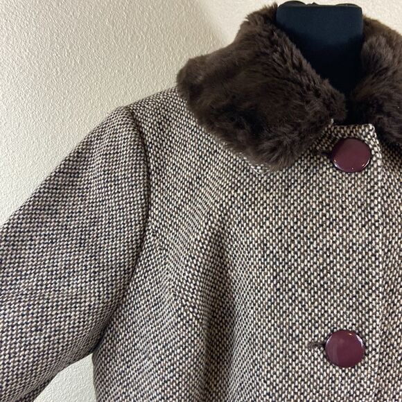 Vintage Style&co Wool Women Coat Jacket Size 20W Need To Clean - Picture 4 of 14
